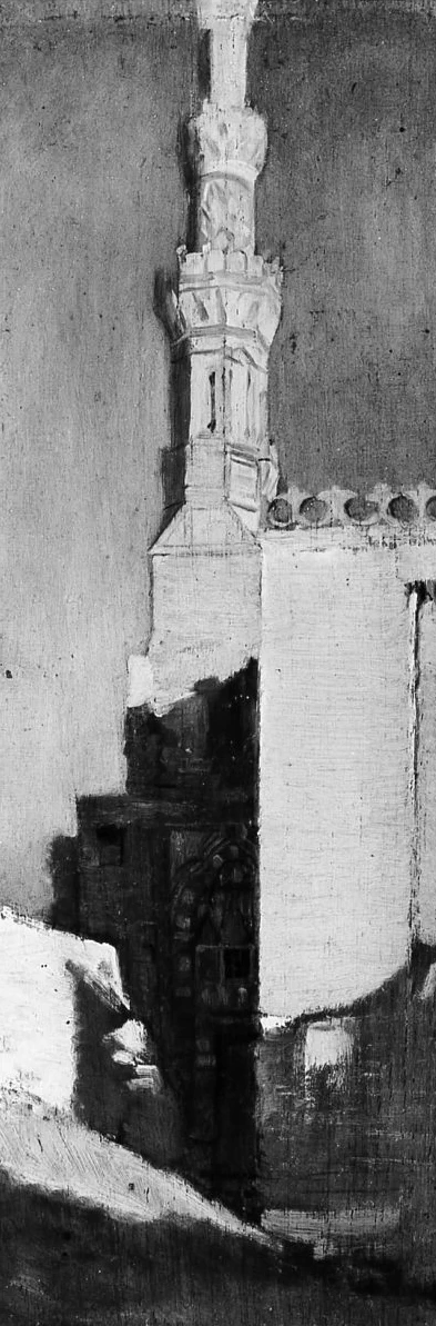Stefano - 133, veduta di una moschea con minareto, Gallerie degli Uffizi, Galleria d’arte moderna, Firenze